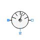 Modelica.Electrical.QuasiStationary.SinglePhase.Interfaces.RelativeSensor