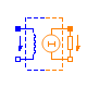 Modelica.Magnetic.FluxTubes.Basic.ElectroMagneticConverterWithLeakageInductance