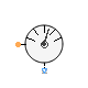 Modelica.Magnetic.QuasiStatic.FundamentalWave.Sensors.MagneticPotentialSensor